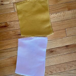 Two Aritzia tube tops